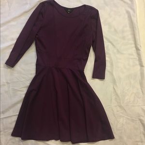 Purple midi purple dress size 4 B.B. Dakota jack